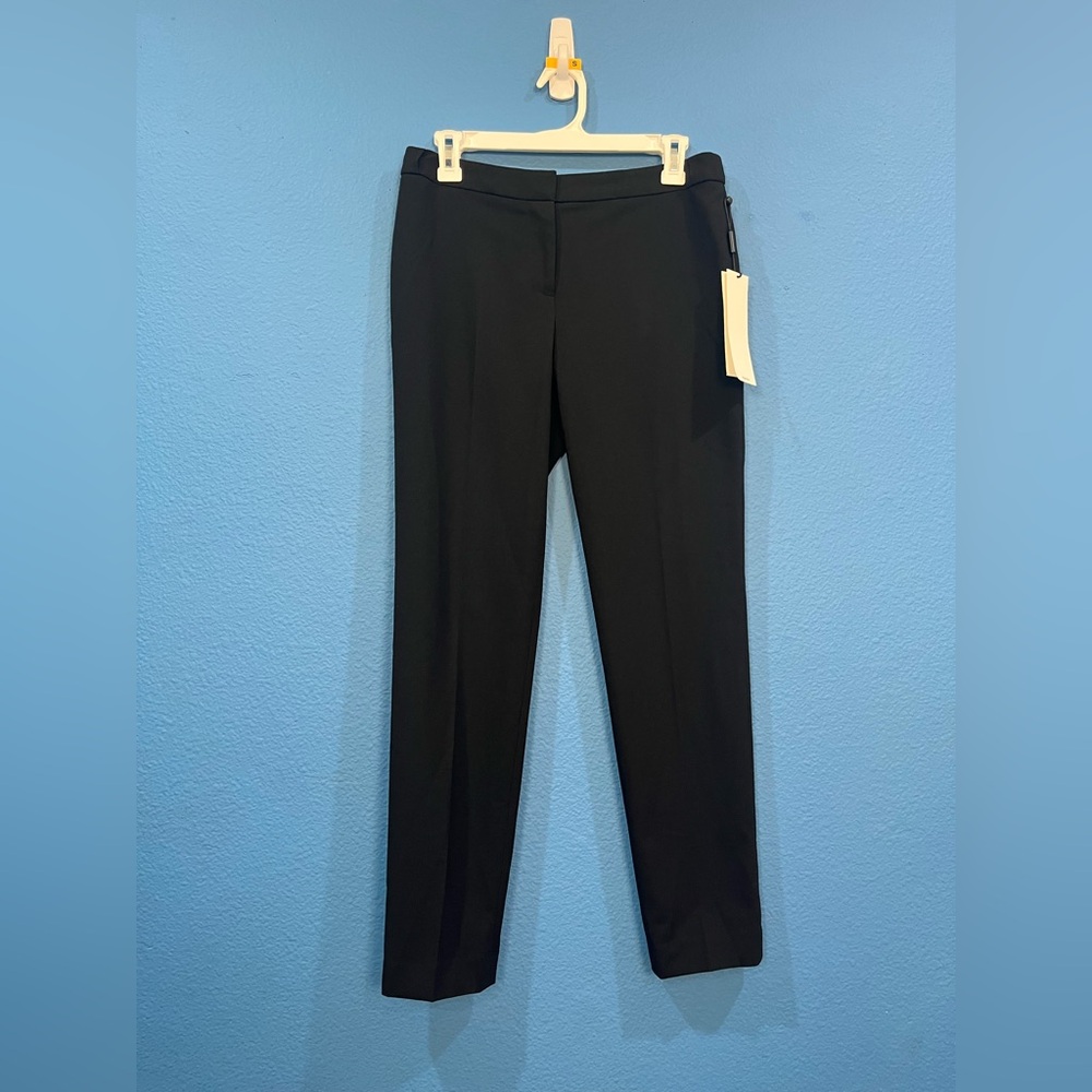 New Calvin Klein Highline Ankle Length Black Dress Pants Women Size 2